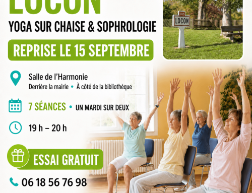 🌿 Locon : Reprise des séances de Yoga sur chaise et Sophrologie